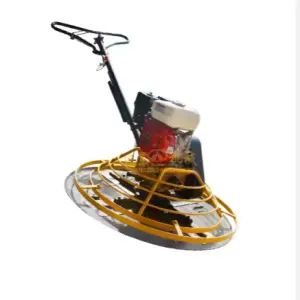 Mini 9hp Walkbehind Liquid Cooled Concrete Finishing Tools Surface Float Machine Light 24 Inches Hand Held Power Trowel Machine