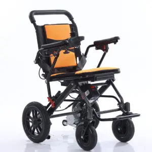 Handicapped Medical Home Elderly People Lightweight Power Wheelchair Automatic Folding Electric Wheelchair