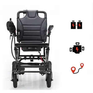 Lightweight Electric Wheelchair Elderly Travel Foldable Electric Wheelchair