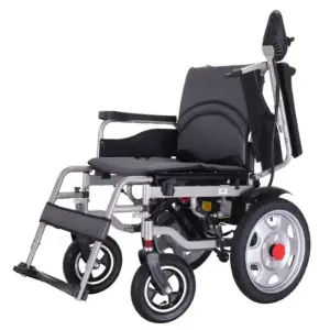 Foldable Electric Wheelchair Aluminum Lightweight Power Wheel Chair