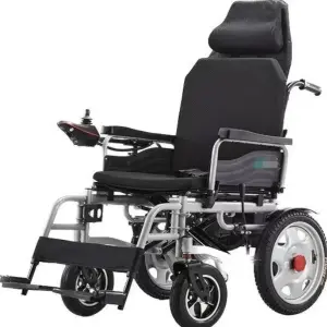 Factory Price High Strength Steel Power Wheelchair Lightweight Portable Handicapped Foldable Electric Wheelchair for Adults