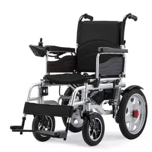 FarmaSino Aluminum Folding Electric Wheelchair Lightweight Electric Wheelchair Battery