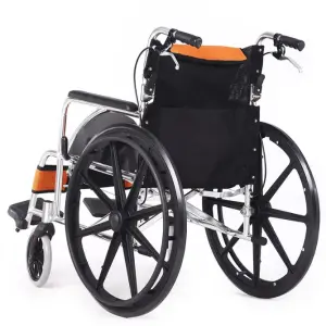 Aluminum Lightweight Folding Manual Wheelchair for Disabled