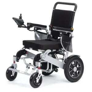 Portable Folding Aluminum Electric Wheelchair Lithium Battery Lightweight Electric Wheelchair for Elder