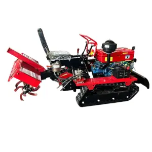 Agricultural Multifunctional Machinery Cultivator Rotary Tiller Mini Crawler Rotary Tiller