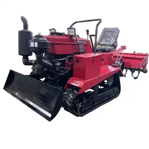 Multifunctional Diesel Rotary Tiller, Agricultural Micro Track Cultivator