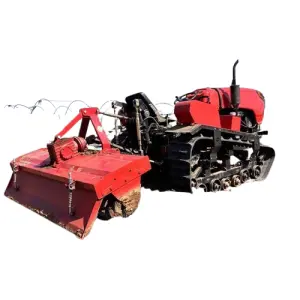 Multifunctional Lawn Tractor Power Tiller Sowing Fertilizing Tractor Leveling Threshing Ploughing Weeding Rotary Cultivator