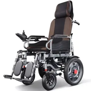 Adjustable Lightweight Electric Wheelchair Smart Features Disabled Back Legs Folding Wheel Chair Rehabilitation Equipment