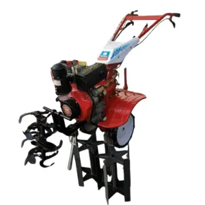 Agricultural Farm Cultivator 8HP/178F diesel Powered Micro Mini Rear Tine Rotary Tiller Rotovator Weeder Cultivators Machine