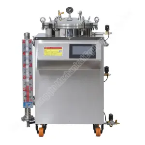 Food Sterilizing Machine Steam Water Bath Food Sterilizer Retort Pouch Bottle Canned Food Vertical Retort Machine