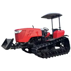 Diesel Greenhouse Rotary Tiller Crawler Field Cultivator Management Orchard Rotary Tiller Cultivator