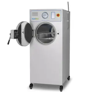 MST-100B Manual Door Horizontal Sterilizer Interior 304 Stainless Steel Pulsating Vacuum Sterilization High Pressure Steam