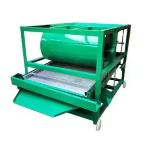 Small Grain Screening Machine Rice Wheat Corn Seed Cleaning and Sorting Machine / Grain Vibration Stone Removing Machine