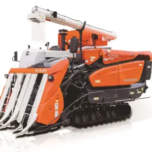 90hp Half Feeding PRO888GM Kubota Combine Rice Harvester