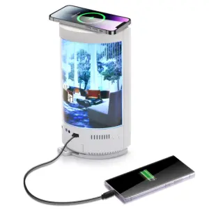 2024 New Arrivals Trending Electronics Products Phone Charging Table Advertising Restaurant Menu Power Bank