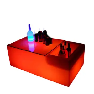 Led Furniture Led Table Party Tables with Ice Bucket Outdoor bar Table Furniture for Events