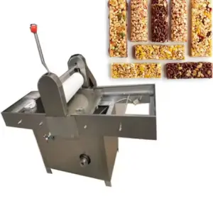 Almond Nougat Production Machine Nougat Making Semi Automatic Line Small Sesame Snack bar Molding Machine