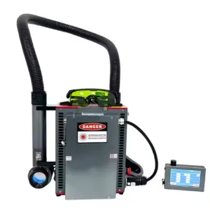 Portable Air Cooling Cleaner for Rust Paint Rubber Mold Tyre Pulse Laser Cleaning Machine