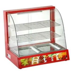 High Quality Food Display Warmer for Hamburg Hamburger Insulation Cabinet for Sale