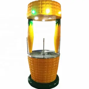 Moveable Fresh Sweet Corn Kiosk Stall Corn-Shaped Fiberglass Stall Outdoor Restaurants Hotels Corn Stand