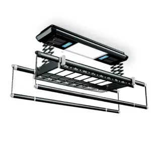 Electric Ceiling Automatic Clothes Drying Rack Clothes Dryer Rack Aluminum Auto Electronic Clothes Electronic Lifting Rod