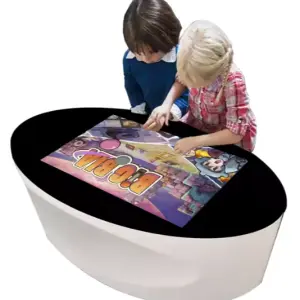 55 Inch Indoor Floor Stand Touch Screen Play Game Party for Office Home Display Smart Interactive Touch Table