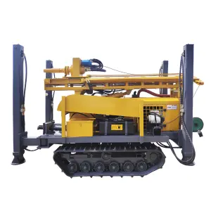 Industrial Grade Automatic Control Drilling Machine with Compressor for Deep Well Constructio