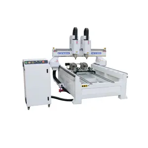 Double Heads 1218 Cnc Router Engraving Machine