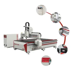 3 Axis CNC Router Machine 1325 Furniture Woodworking Industry 4*8 Wood Router With Air Cooled