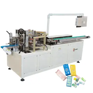 Full Automatic Mini Facial Wet Wipes Bundle Packing Machine by Per-made Bag