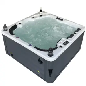 Luxury 6 Person Hot Tub Outdoor Family Garden Spa Tub Hydro Massage whirlpool for Leisure