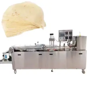 6/7/8/9/10 Inches Automatic Arabic Pita Processing Bread Flat Chapati Making Machine Production Line