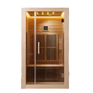 Modern Design Professional Hotel Indoor 1 Person wood Dry Sauna Room Outdoor Steam Infrared Sauna Room