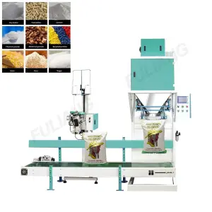 5-50KG Automatic Feeding and Sealing Granule Filling Machine Grain Food Maize Corn Packaging Machinery