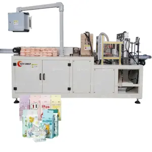 Small Pack Wet Wipes Medium Packaging Machine Mini Wet Tissue Secondary Packing Line