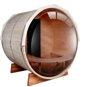 Cedar Barrel Sauna 4 6 People Outdoor Barrel Sweat Off Stress Traditional Sauna Spa