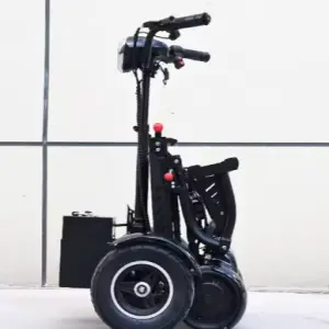 Foldable 4 Wheel Power Mobility Golf Cart Scooter Super Powerful Lightweight Electric Fat Tire Golfcart Electric Golf Trolley