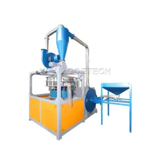 Long Service Life Waste Plastic Granules Grinding PVC UPVC Pellets Milling Recycling Rotor Type Pulverizer Machine