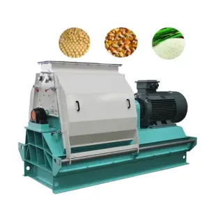 YUDA CE 3-4t/h Farm Feeding Grain Crusher Corn Wheat Water Drop Hammer Mill Machine