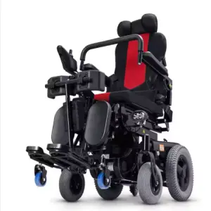 Luxury Power Standing Electric Wheelchair FS129 Knee Support Aluminum Customized Logo Greetmed Adjustable 2 Years Accept OEM