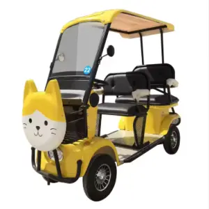 Shuncha New Style Mini 4 Seater Powerful 72V Electric Golf Cart Sightseeing Bus Scooters with CE Certificate