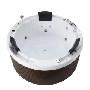 Budget-Friendly Outdoor Swimming Pool with Jacuzz and Massage, Smart Control, Acrylic, Multi-Person Use