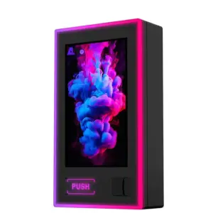 32 Inch Touch Screen Age Verification Small Vendior Wall Mounted Vapeses Vending Machine With Card Payment Support Wifi 4G