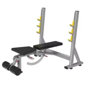 Commercial Gym Multi-function Equipment Sit up Bench Decline Bench Press Upper Oblique Chest Training Frame