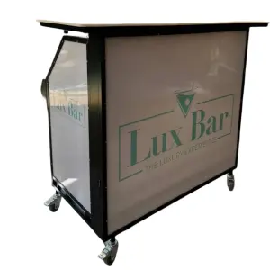 Mobile Folding LED Bar Table Chairs for the Outdoor Drink Bar