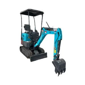 The Powerful 1-ton Mini Excavator is Equipped