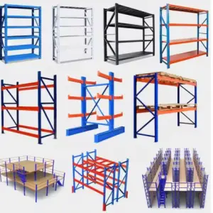 Steel Heavy Duty Metal Shelving 2 Ton Capacity Warehouse Rack Pallet Racking Storage Shelves System