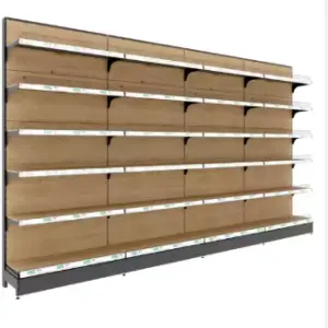 Supermarket Shelves Display Retail Wooden Display Stand for Convenience Store Shelving