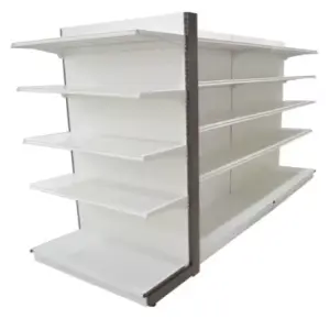 Shelves Supermarket Rack Light Duty Metallic Shelves for Supermarkets