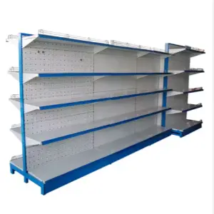 Steel Gondola Equipment Displays Rack Bracket Rack Supermarket Gondola Shelving